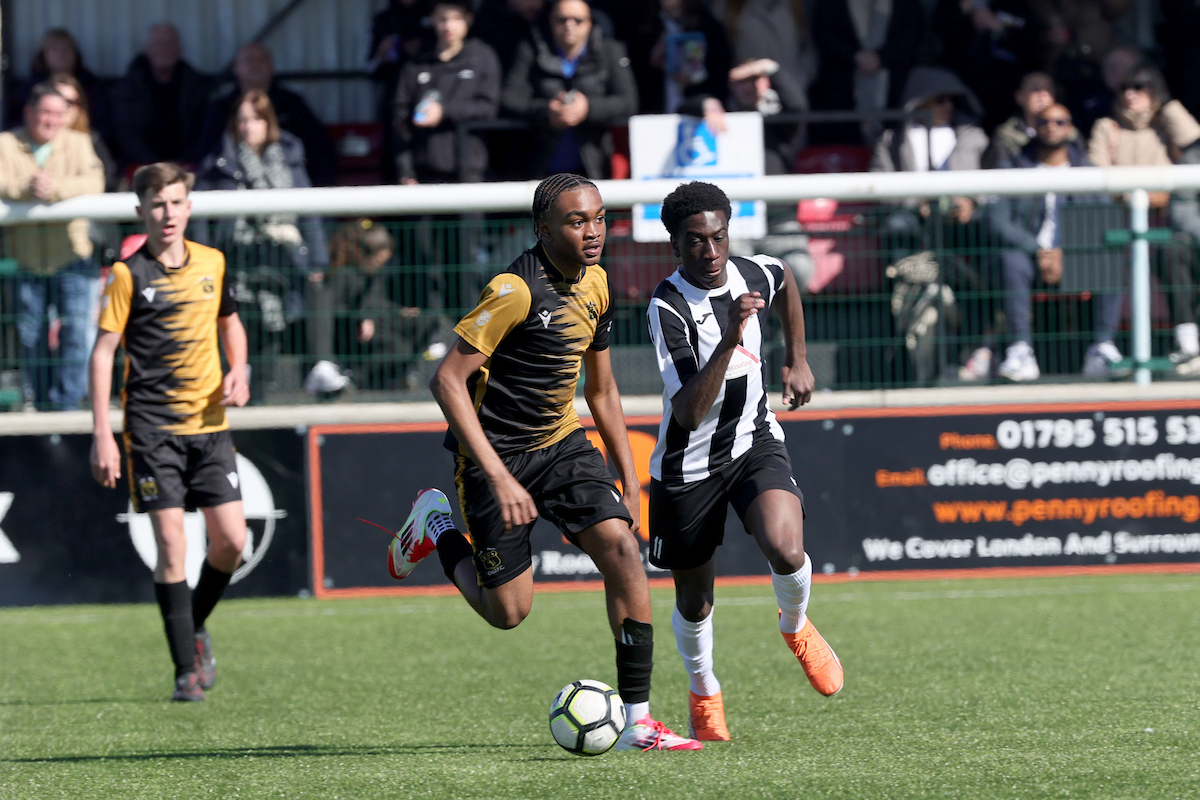 U14 Boys match action